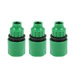 sourcing map Quick Connector Hose Pipe Adapter Fitting 8mm Inner Diameter Hose Tubing for Garden Irrigation System 3pcs