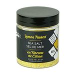 24K Lemon Salt Flakes - 60g (2.1oz) | Lemon Infused Seasoning Salt, Add Unique Crunch and Colour to Finished Dishes, Rim Cocktail Glasses, Compliments Vegetables, Seafood, Desserts