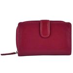 Ladies Medium Leather Purse/Wallet by Visconti HERITAGE COLLECTION Gift Boxed 4 Colours (Fushia)