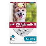 K9 Advantix II Flea and Tick Treatment for Medium Dogs weighing 4.6 kg to 11 kg (10 lbs. to 24 lbs.)