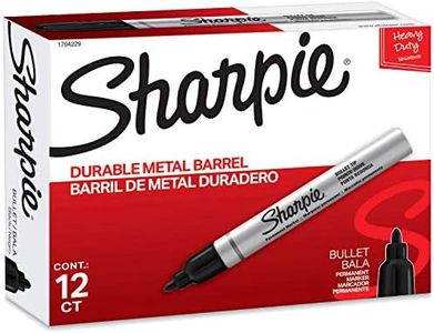 Sharpie 1794229 Pro Bullet Tip Industrial Strength Permanent Marker, Black, 12-Pack
