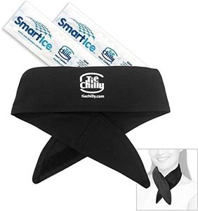 Tie Chilly® Ice Cool Neck Cooler Bandana, with 2 Smartice® Cooling Strips, enabling prolonged cool comfort at home, work or play.