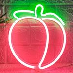 HOHOSIGN Peach Neon Sign Peaches Le