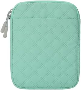 Padded Sleeve Pouch for 6.8/7 Inch Ereader/eBook/Kindle Paperwhite/Oasis 7 (Green)