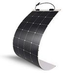 Renogy Flexible Solar Panel 175 Watt 12 Volt Monocrystalline Semi-Flexible Bendable Mono Panel for Marine RV Cabin Van Car Uneven Surfaces Off-Grid Systems