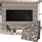 szgwtk 3D Self-Adhesive Wall Panels, Pack of 10, Brick Wallpaper, Stone Look, PVC, 30 x 30 cm, Wall Cladding Made of Plastic Panels, Wall Panel for Living Room, Bedroom, Kitchen, Business Premises