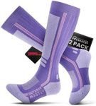OutdoorMaster Thermolite Merino Wool Ski Socks, Compression Thermal Snowboarding Socks for Men & Women, Cold Weather