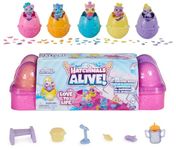 Hatchimals Alive, Egg Carton Toy with 5 Mini Figures in Self-Hatching Eggs, 11 Accessories, Kids Toys for Girls and Boys Ages 3 and up