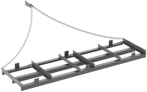 Garvee 6FT Drag Harrow Driveway for ATV, Tractor & UTV, Heavy Duty Tow Behind Driveway Grader with 6FT Chain Link - Landscape Rake for Gravel, Sand, Soil & Hay - Lawn Leveling Tool for Yard & Pasture
