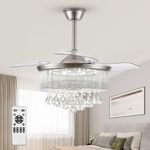 LEDIARY 42 Inch Chandelier Ceiling 