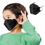 50PCS Kids Adult Fish Face_Masks Disposable, 4 Ply 3D Type Disposable Face_Mask for Kids Adult Daily Use (Kids,Black)