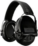 Sordin PRO Electronic Ear Defenders 75302-02-G-S - Active Noise Reduction Earmuffs - Hearing Protection - Comfortable Gel Cushions - Black Ear Muff Cups