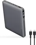AMEGAT Laptop Power Bank 20000mAh, 100W USB C 4-Port Battery Pack Charger Portable, LED Digital Display Board Powerbank Fast Charging for iPhone, MacBook, Samsung, AirPods, Steam Deck, and More Series