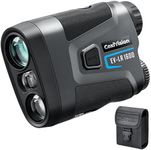 CoxiVision Range Finder for Hunting, 1600Y Hunting Rangefinder with Rechargeable Battery, 6X Magnification Ultra-Clear View, Slope Compensation, Distance/Angle/Speed/Scan Mode, for Hunter