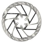 SRAM HS2 Disc Brake Rotor - 200mm, 6-Bolt, Rounded, Silver/Black