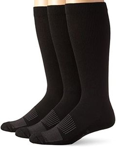 Wrangler mens Wrangler Men's Western Boot (Pack of 3),Black,Sock Size:Large Socks, Black, Shoe Size 9-13 UK