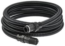 FLUENTPOWER 13FT x 1" Suction Hose Kit Including Check Valve and NPT 1-inch Thread, Corrugated Pipe 13ft Long, Water Inlet Hose Set, Aspiration Hose for Shallow Well Pressure Garden Booster Pump