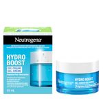 Neutrogena Hydro Boost Fragrance Free Face Moisturizer with Hyaluronic Acid for Dry Skin, Gel Cream Moisturizer For a Refreshing Burst of Hydration & Glowing Skin, Non-Comedogenic, 50ml