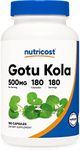 Nutricost Gotu Kola 500 MG, 180 Cap