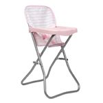 Adora Durable Pastel Pink Hearts Baby Doll High Chair 20.5” Suits Most Stuffed Animals, Plush Toys, and Dolls up to 16 inches Birthday Gift for Ages 3+