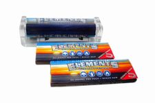 Elements 79mm Cigarette Rolling Machine + 2 Packs of Elements Ultra Thin Rice 1¼ Rolling Papers