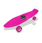 Jaspo Mini Cruiser Skateboard (22.5x5.5 Inch) (Pink)