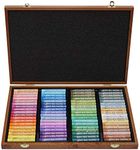 Mungyo Gallery Artists' Soft Oil Pastels - 72 Colors in Wooden Box