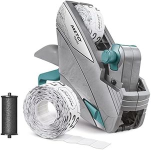 METO Classic S Price Gun Set - Price, Quantities (1 Line, 8 Digit for 26 x 12 mm Labels, Ready to Use), 1 x Hand Labeller