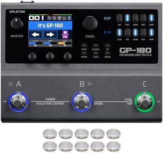 VALETON Multi-Effect Processor with HD Modeling, 200+ Effects, IR & NAM, Looper, Drum Machine, USB Audio Interface GP-180