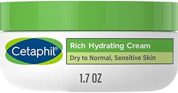 CETAPHIL Rich Hydrating Night Cream For Face, With Hyaluronic Acid, 1.7 oz, Moisturizing Cream For Dry To Very Dry Skin, No Added Fragrance, (Packaging May Vary)