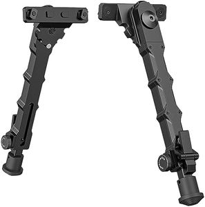 MidTen 7.5-9 Inches Rifle Bipod Adjustable Compatible with M-Rail Bipod for Rifle for Outdoor, Range, Hunting and Shooting Bipod for M-Rails