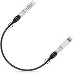 10G SFP+ Twinax Cable, Direct Attach Copper(DAC) Passive Cable, 0.3m (0.98ft), for Cisco SFP-H10GB-CU0.3M, Meraki, Ubiquiti, Mikrotik, Intel, Fortinet, Netgear, D-Link, Supermicro, TP-Link