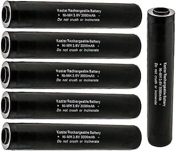 Kastar 6-Pack Ni-MH 3.6V 3000mAh Battery Replacement for Streamlight 75175, 75300, 75301, 75302, 75303, 75304, 75305, 75306, 75307, 75308, 75309, 75310, 75311, 75500, 75501, 75502, 75503, 75504, 75505