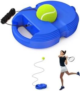 Solo Tennis Trainer Rebound Ball - Portable Tennis Equipment for Self-Practice for Adults or Kids. (Multicolor) (AG Lifestyle Products)