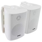 Adastra BC3W 3 Inch Wall Mountable Speakers Two-Way Home Audio Installation HiFi Stereo 60W White