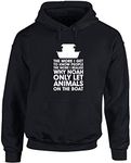 Hippowarehouse The More I get to Know People The More I Realise why noah only let Animals on The Boat Unisex Hoodie Hooded top (Specific Size Guide in Description) Black