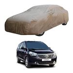 Oshotto/Recaro Brown 100% Waterproof Car Body Cover with Mirror Pockets Compatible with Renault LODGY