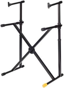 Hercules 05/KS210B EZ-Lok Double Tier X-Keyboard Stand