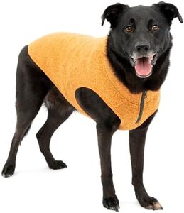 Kurgo Core Dog Sweater, Knit Dog Sweater with Fleece Lining, Cold Weather Pet Jacket, Zipper Opening for Harness, Adjustable Neck, Year-Round Sweater for Small Dogs (Green, X-Small)