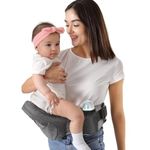 VPGS Foldable Hip Seat Baby Carrier, Advanced Adjustable Waistband Extender Baby Hip Seat Carrier for 0-36 Month Baby