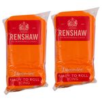 Renshaw Tiger Orange Ready to roll icing 500g (2 x 250g Packets)