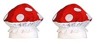 Beistle Unisex Plush Mushroom Hats,
