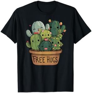 Free Cactus hugs Tee | Cute funny cactus present Friendly Camiseta