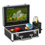 Eyoyo Professional 9 inch LCD Monitor 1000TVL Camera with 12 Adjustable Infrared Lights Underwater Ice/Lake Fishing Video Camera DVR Fish Finder w/ 8GB TF Card (50M Cable)