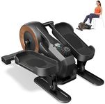 MERACH Under Desk Elliptical Machine for Home, Electric Elliptical Machine for Seniors with 12 Adjustable Speed, Quiet & Portable Seated Pedal Exerciser with Remote Control & Non-Slip Pad