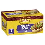 Old El Paso Tortilla Bowl Kit, Box Includes 8 Soft Flour Tortilla Bowls, Mild Taco Sauce and Seasoning Mix, 309 Grams Package