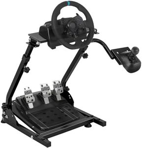BLENNACY Racing Wheel Stand Foldable,Height Adjustable,Compatible with Logitech G920 G29 G27 G25 (Steering Wheel & Pedals Not Included)