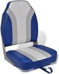 vidaXL Foldable Boat Chair with High Backrest - Adjustable, Comfortable, Durable, and Easy-to-Clean Seat for Boating, Fishing, Sunbathing