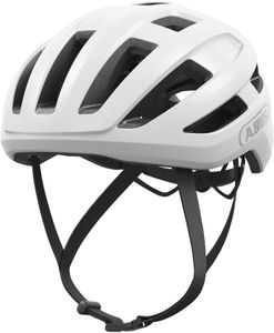 ABUS PowerDome Road Bike Helmet, Lightweight, Aerodynamic, White, L
