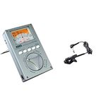 Korg - OT12O Pocket Chromatic Orchestral Tuner & - CM-300-BK Improved Design Contact Microphone for Clip-Type Tuners - Black